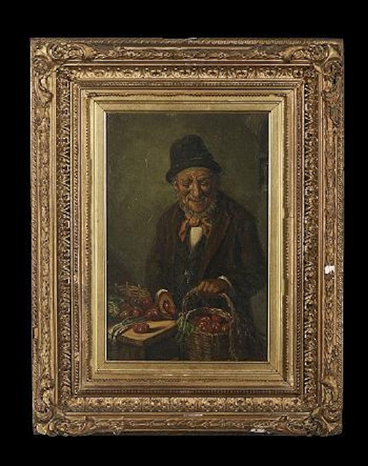Tomato seller by Hermann Kern