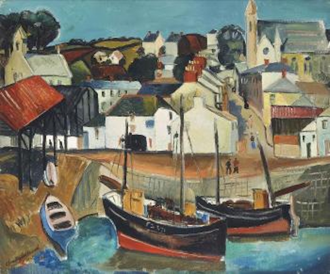 Fishing Village by Christopher Wood
