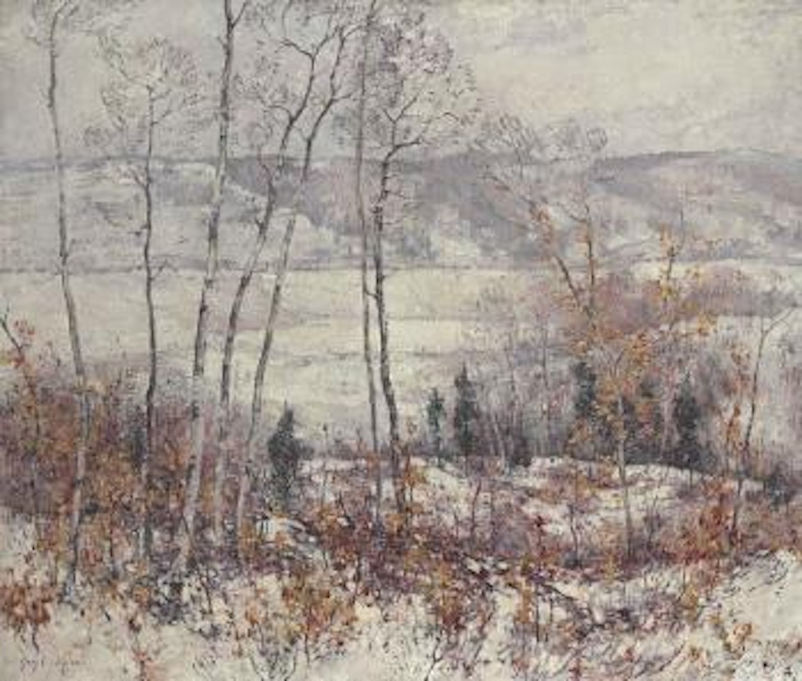 Valley Snow and Distant Hills by Guy Carleton Wiggins