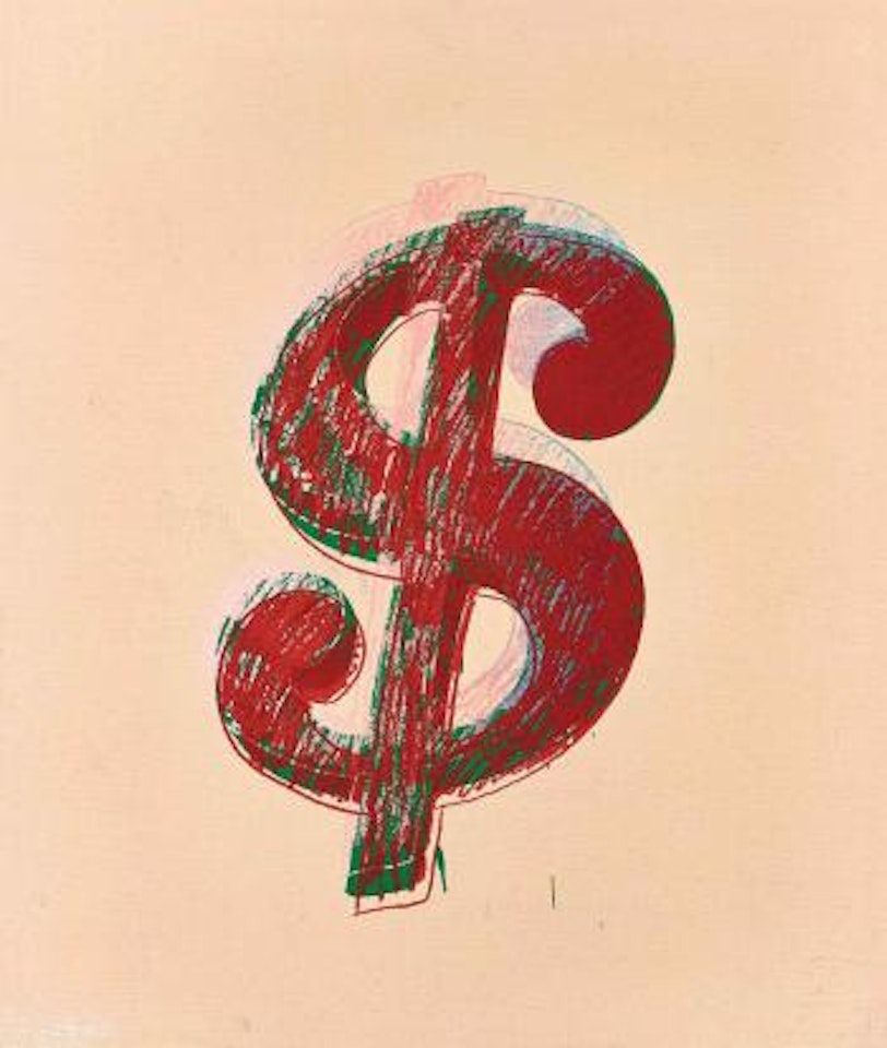 Dollar Sign by Andy Warhol