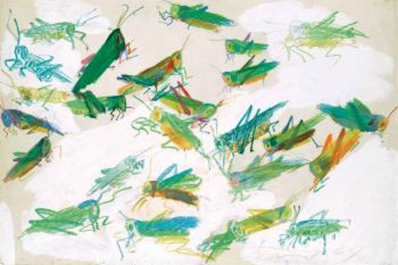 Grasshoppers by Walasse Ting