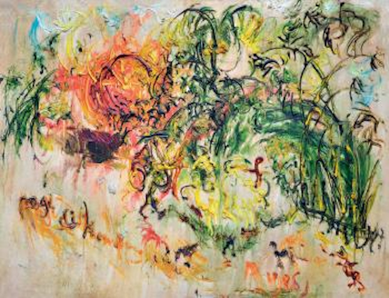 Pagi Di Kampung (Morning Day in Village) by Affandi