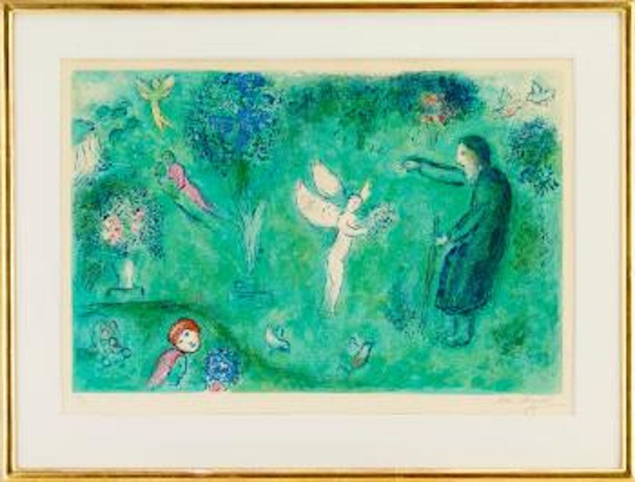 Daphnis et Chloé: Le Verger de Philétas by Marc Chagall