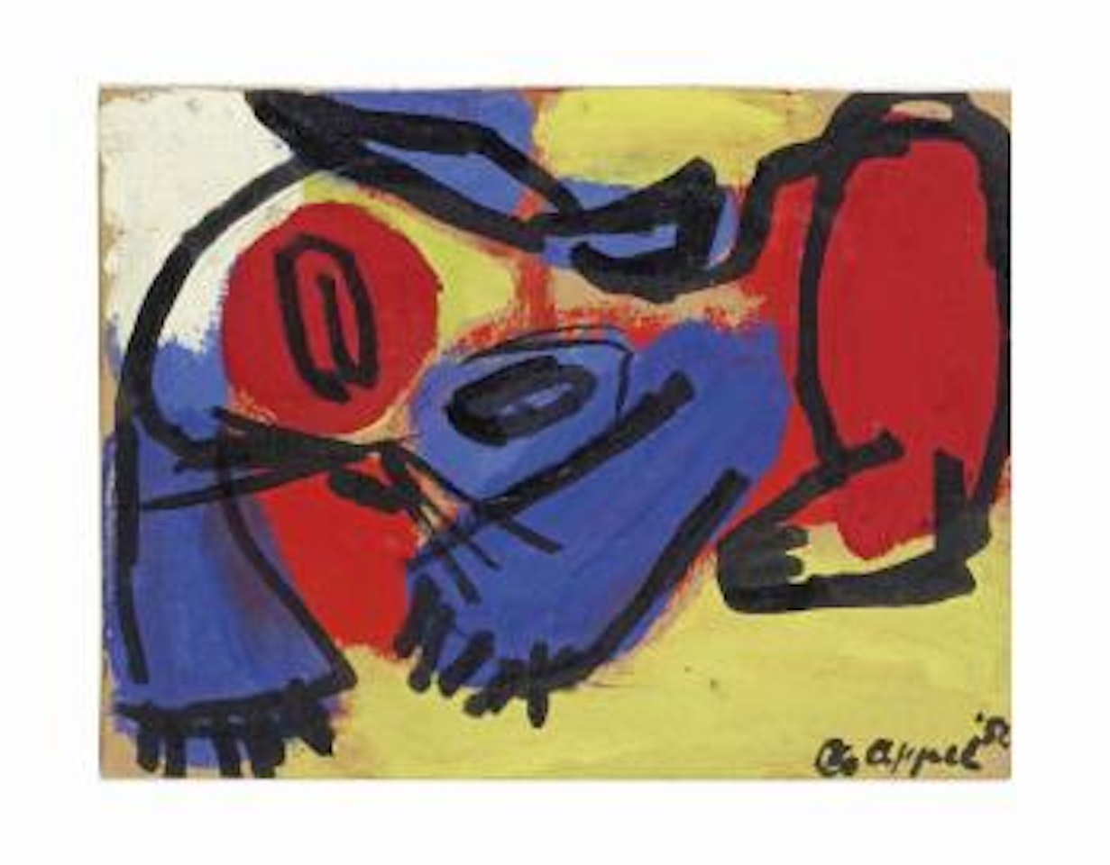 Untitled (Bonne Année) by Karel Appel