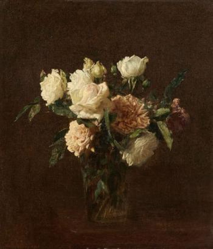 Roses by Henri Fantin-Latour