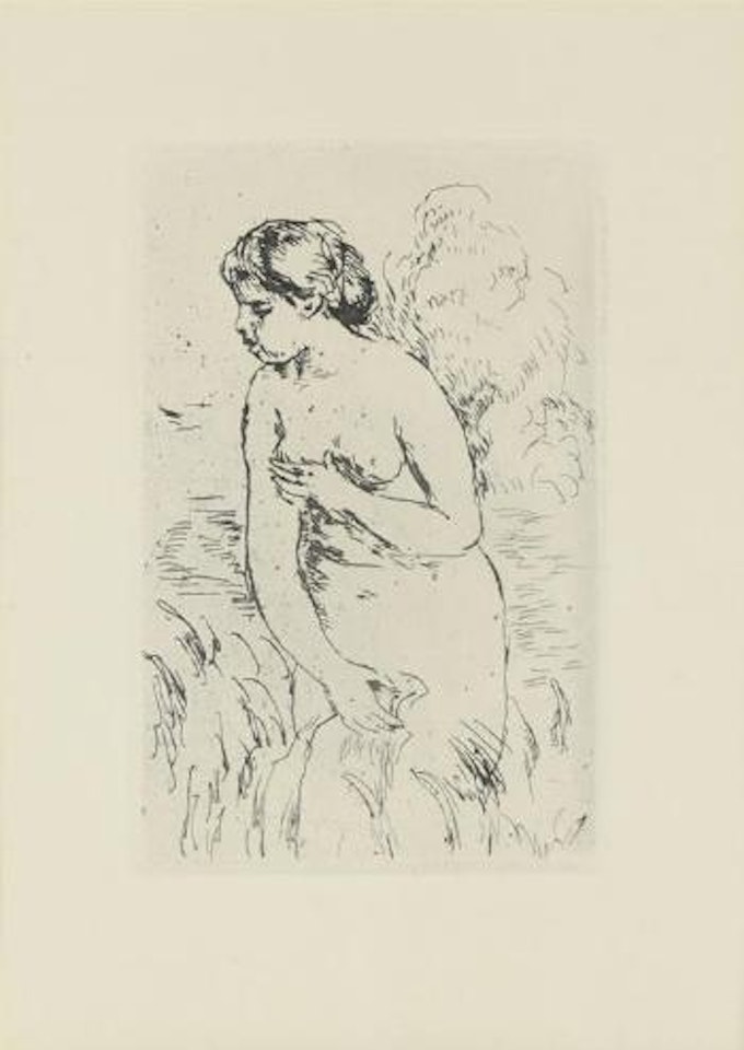 Baigneuse Debout, à Mi-Jambes by Pierre-Auguste Renoir