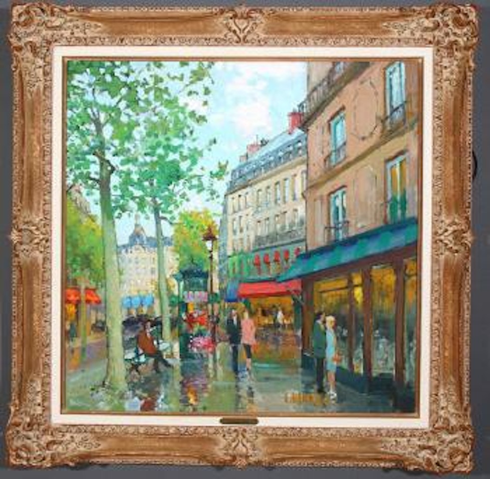 La rue Tronchet by Constantin Kluge