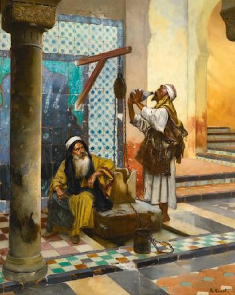 At the Well by Rudolf Ernst