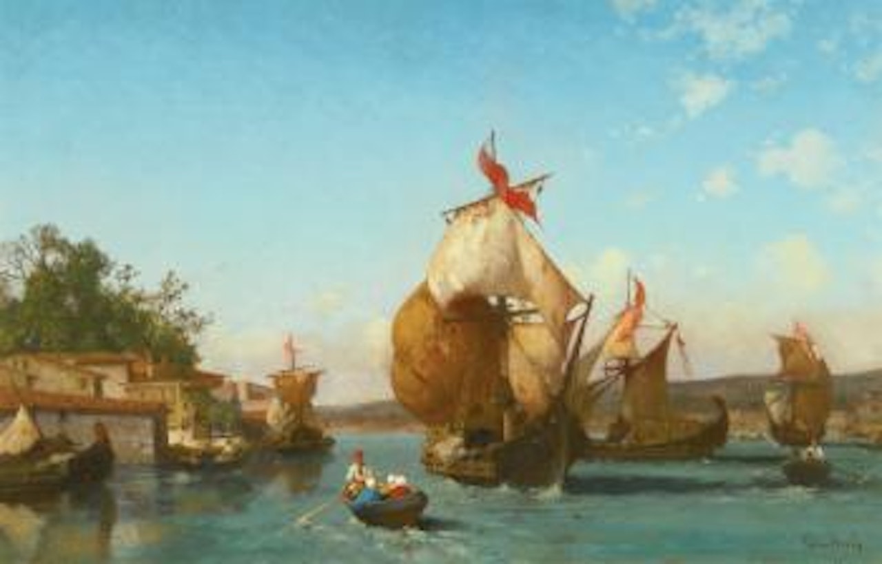 On the bosphorus by Germain-Fabius Brest