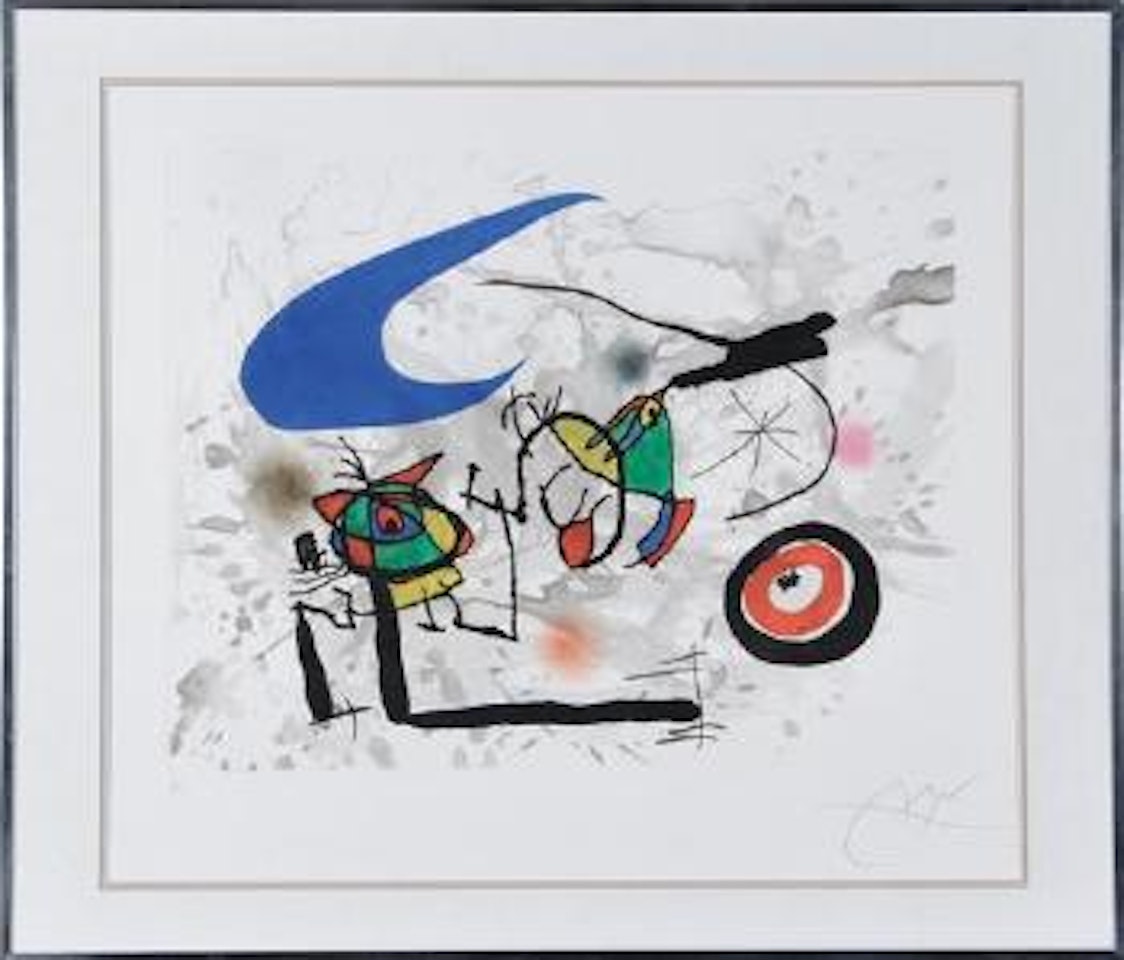 Pygmees Sous La Lune by Joan Miró