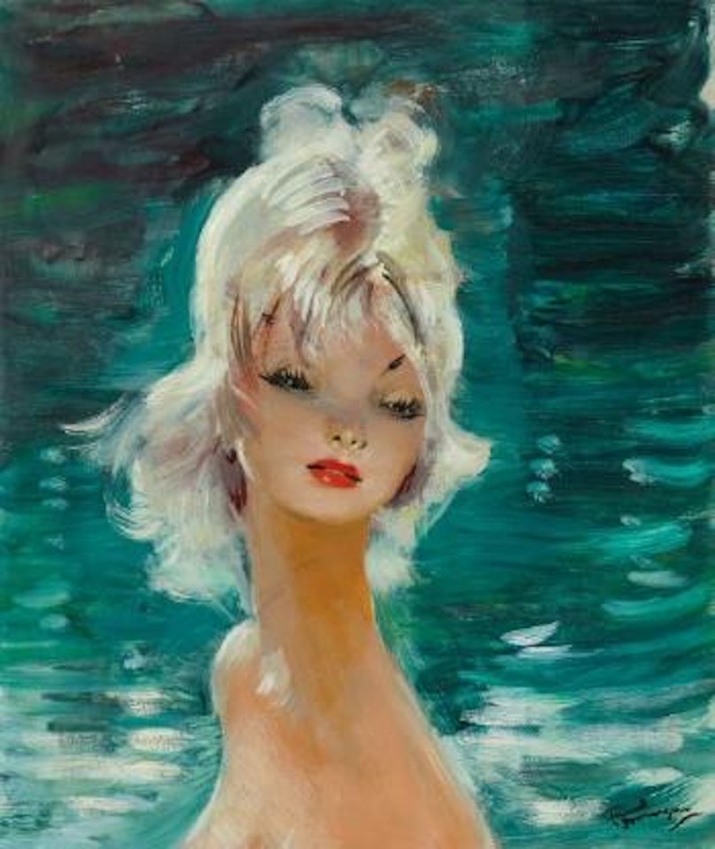 Portrait de femme by Jean Gabriel Domergue