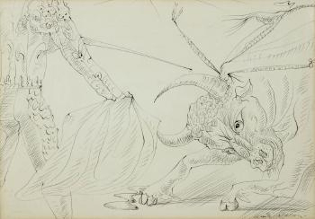 L'estocade by André Masson