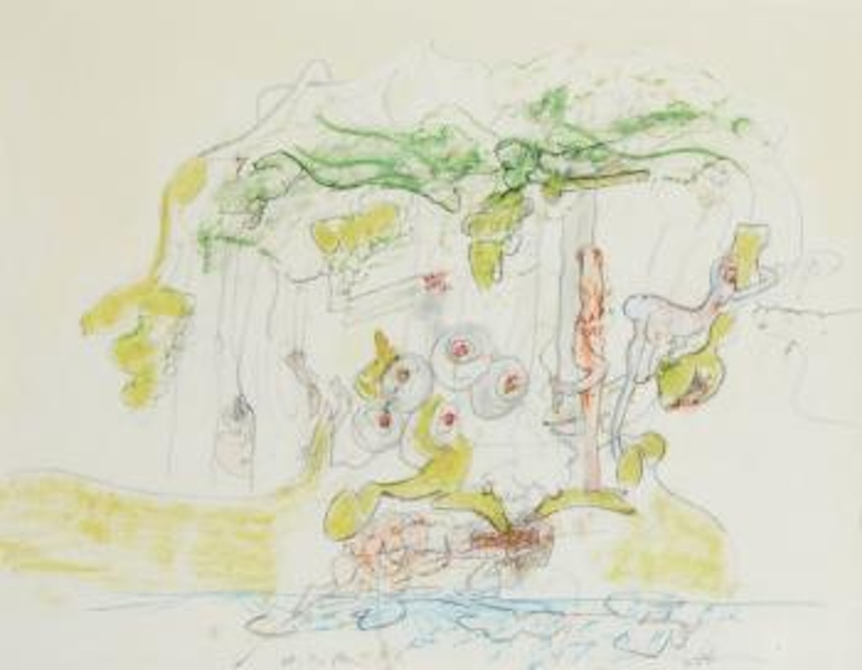 La fleur by Roberto Matta