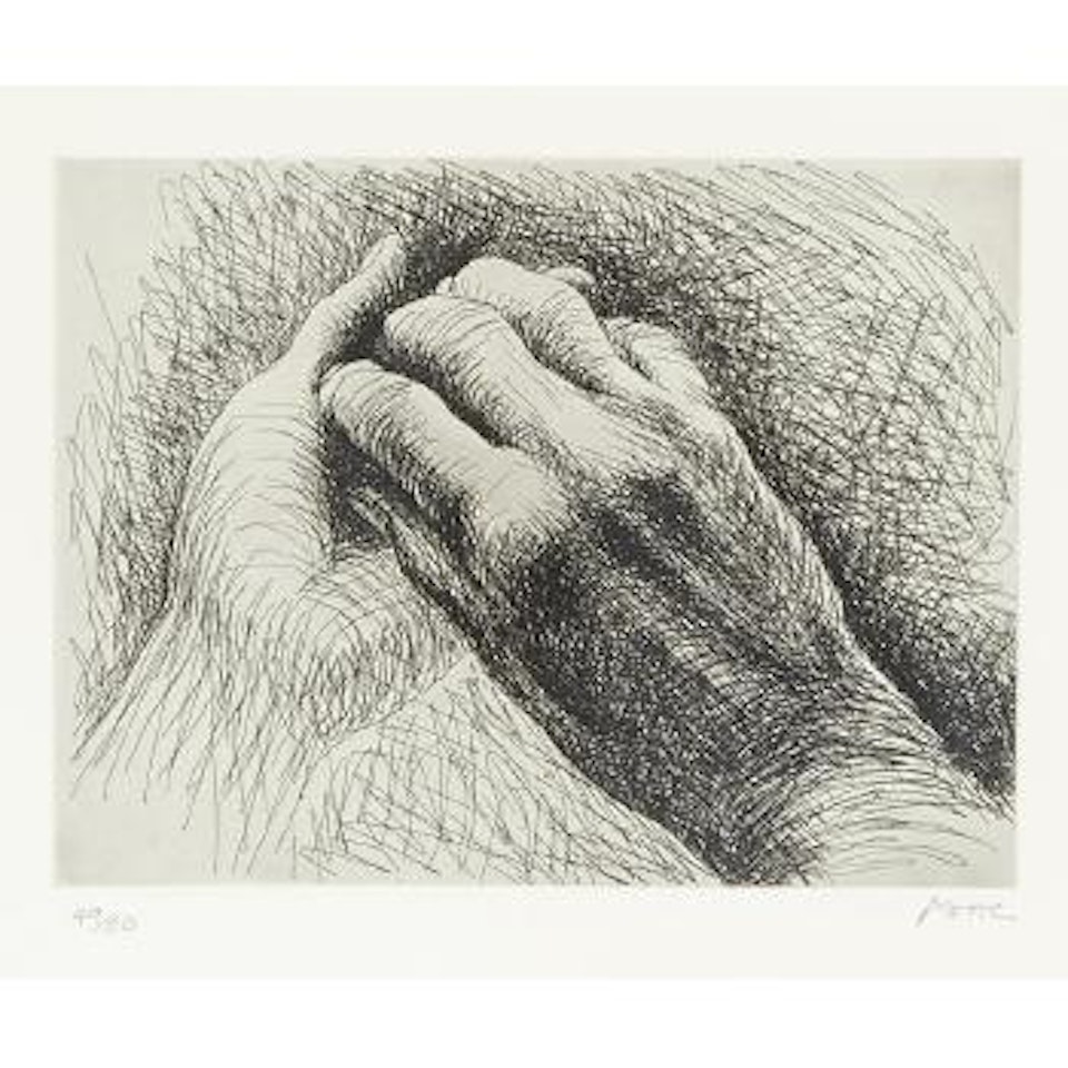 Plate 11, from the artist's hand (C.554) by Henry Moore