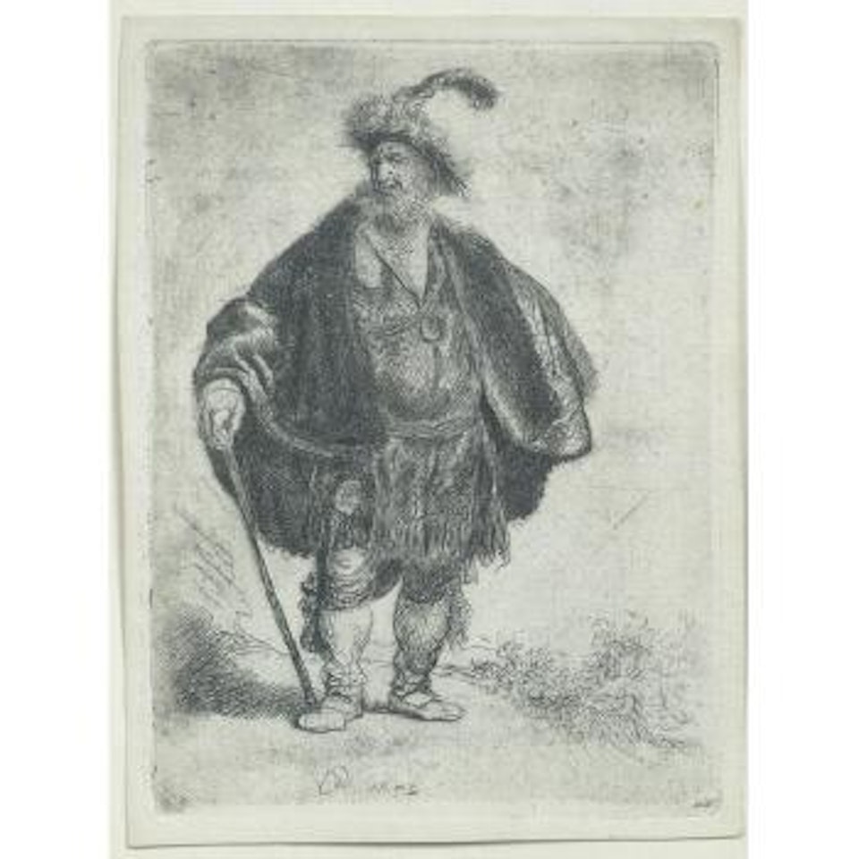 The Persian (Bartsch 152, New Hollstein 110) by Attributed to Rembrandt Harmensz van Rijn