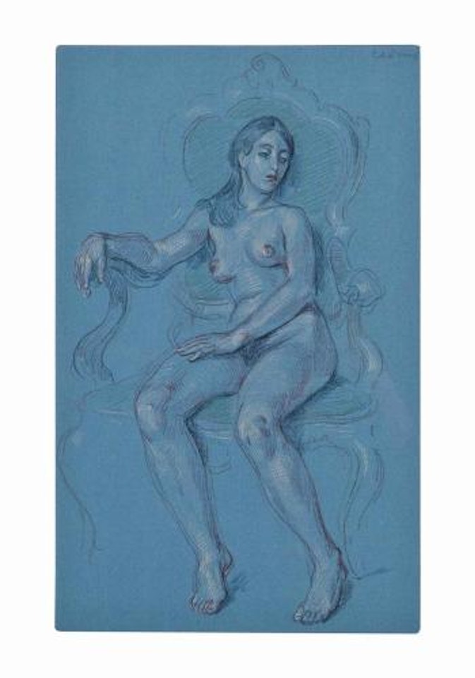 Sheila on venetian chair by Paul Cadmus
