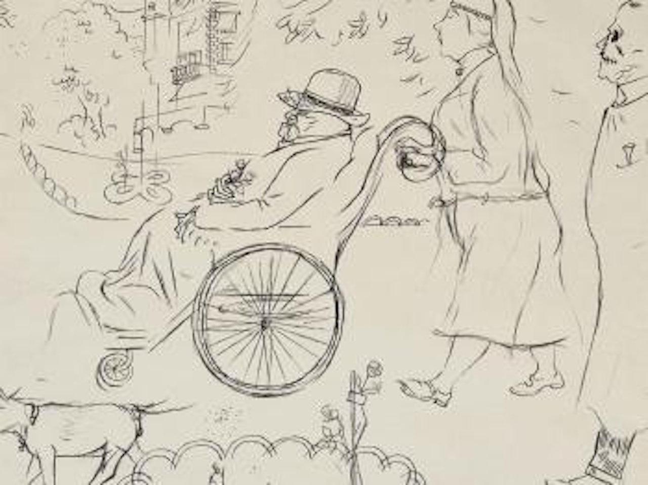 Der weg allen fleisches by George Grosz