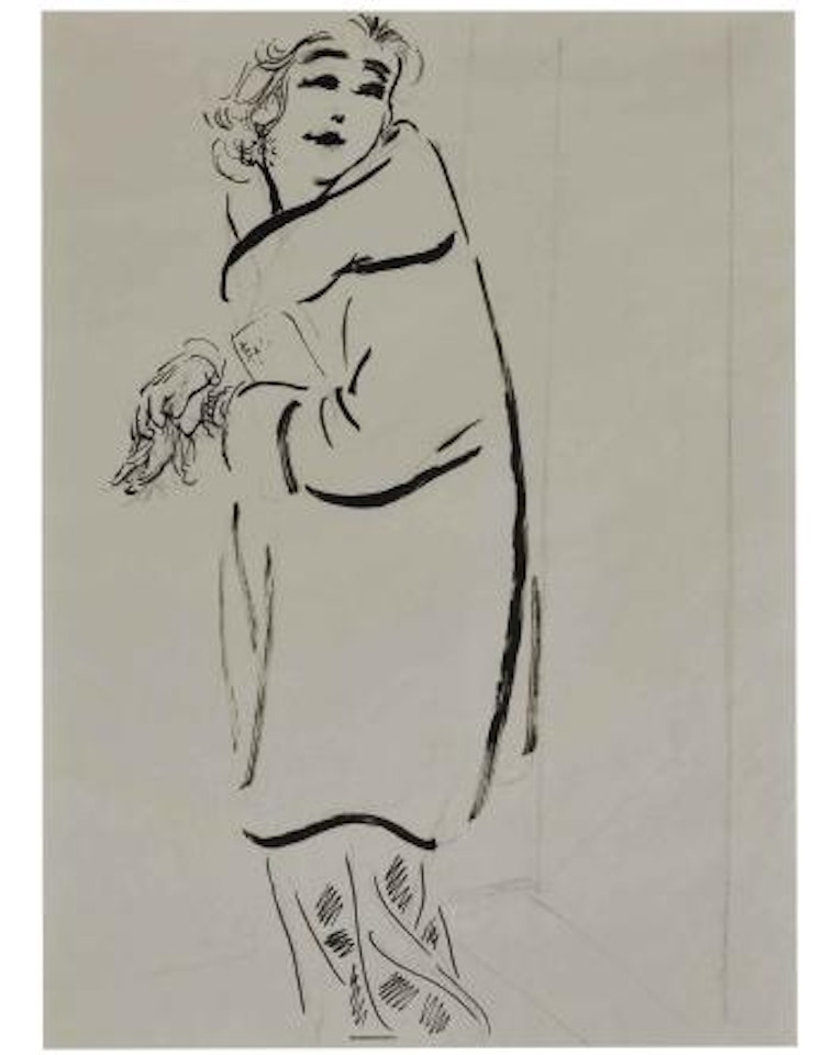 Woman in an evening gown by George Grosz