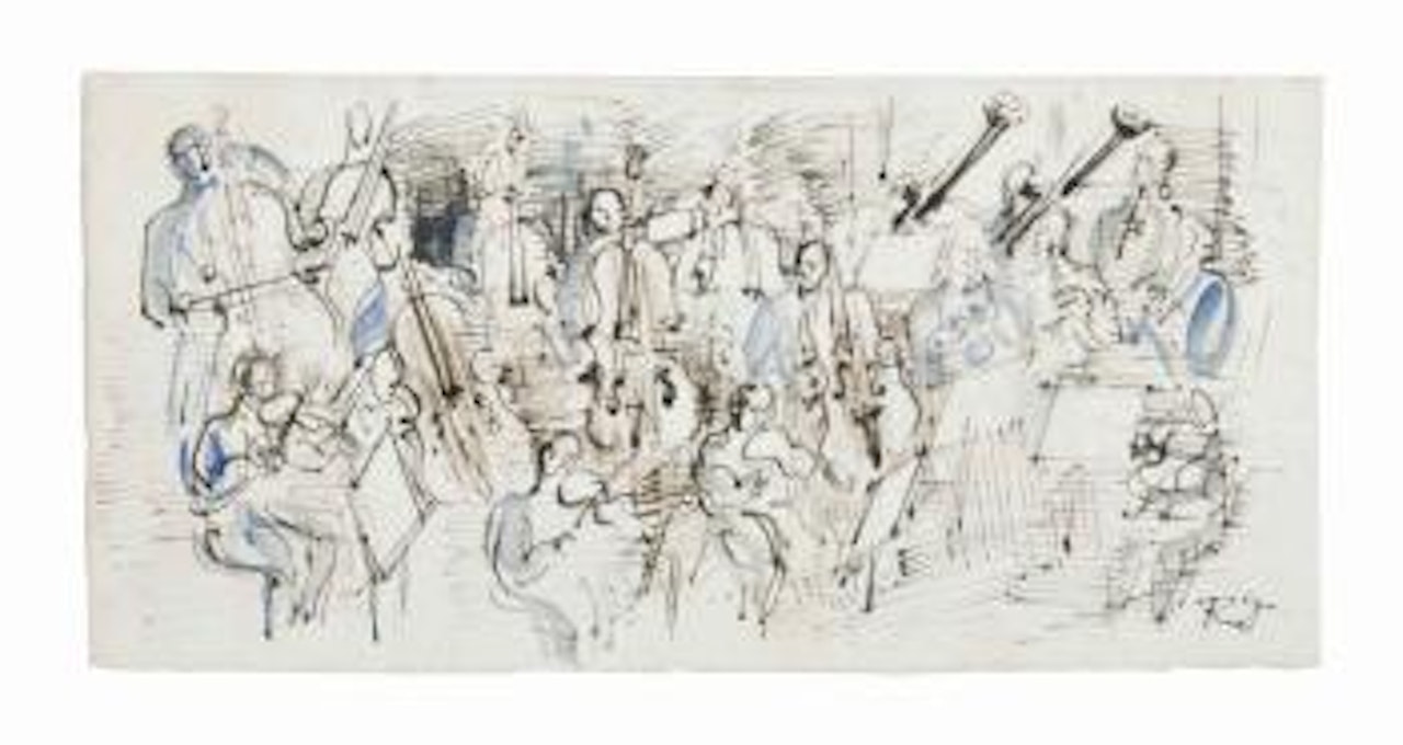 Orchestre avec soloiste by Raoul Dufy