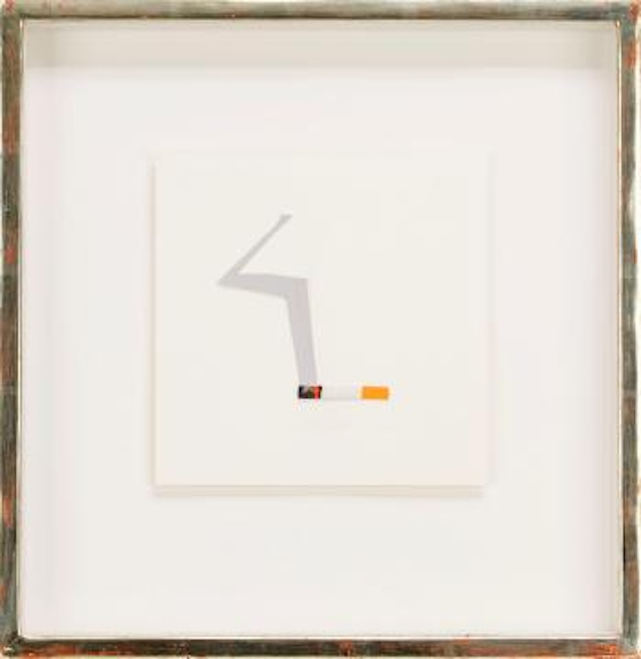 Smoking cigarette by Tom Wesselmann