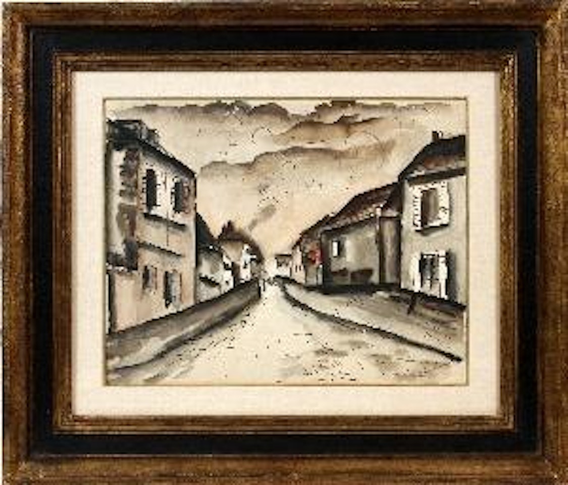 Street scene by Maurice de Vlaminck