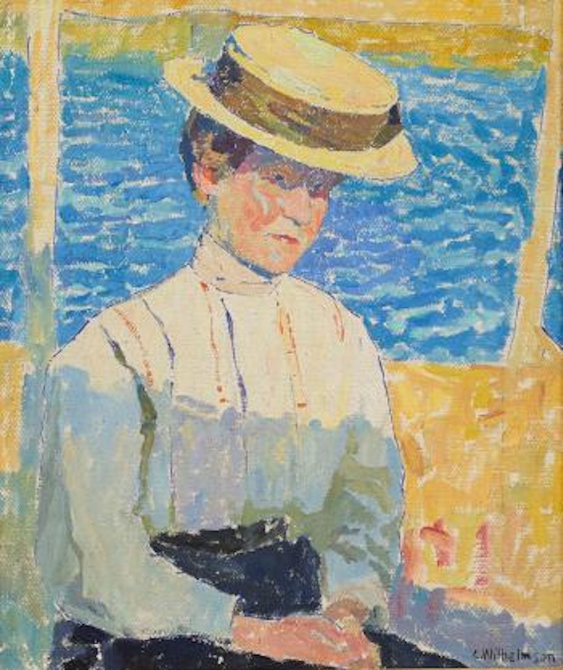 Nämndemansmor i Ljungkile fiskeläge by Carl Wilhelmson