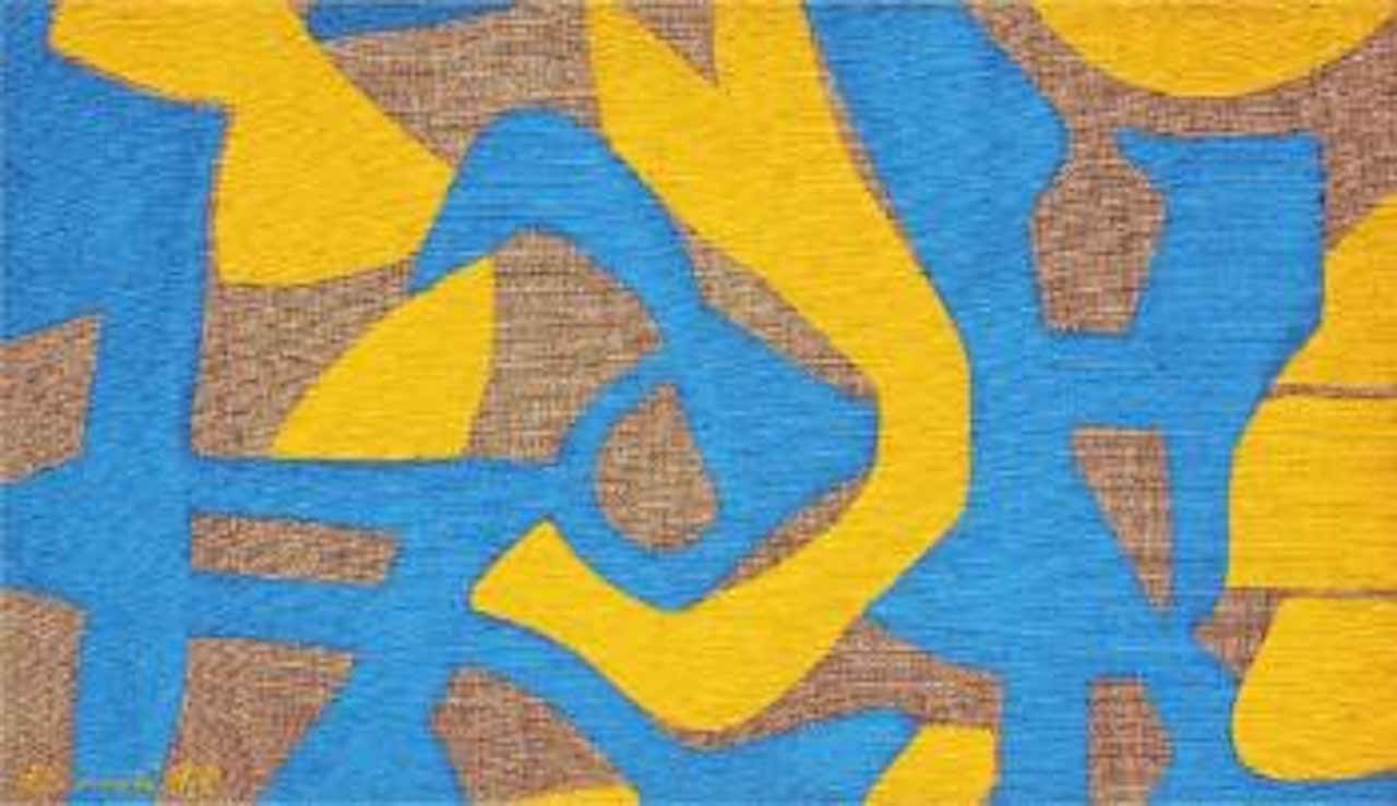 Giallo azzurro by Carla Accardi