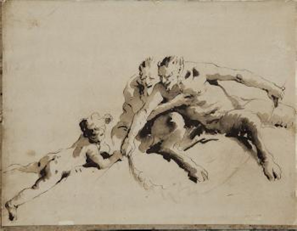 Satiri by Giovanni Battista Tiepolo