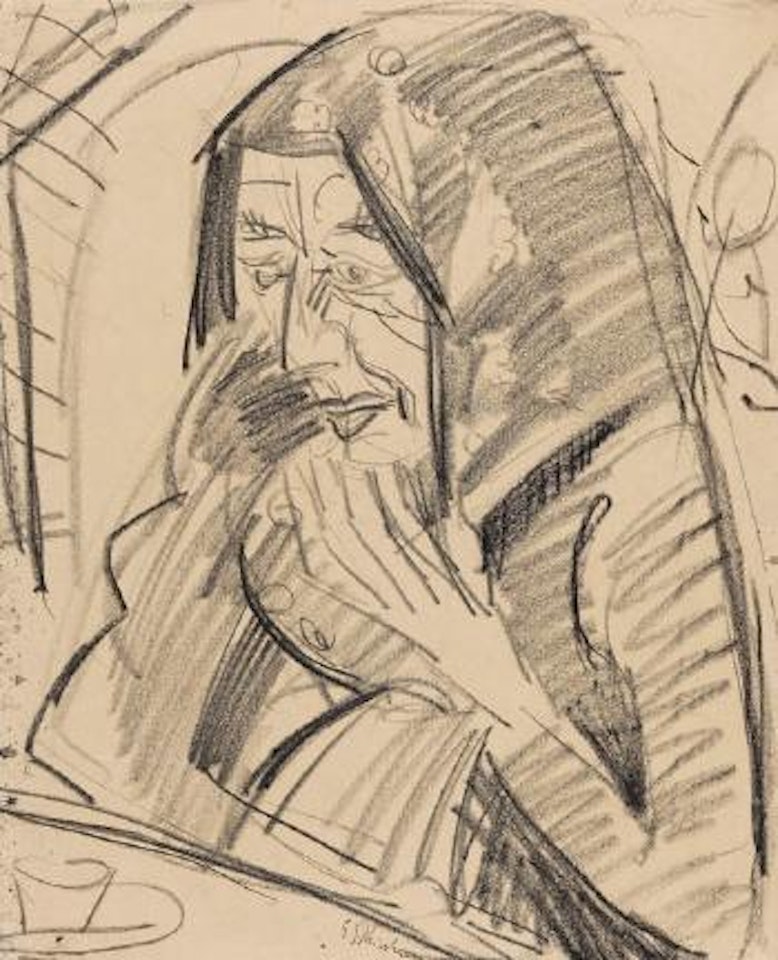 Alte Bäuerin by Ernst Ludwig Kirchner