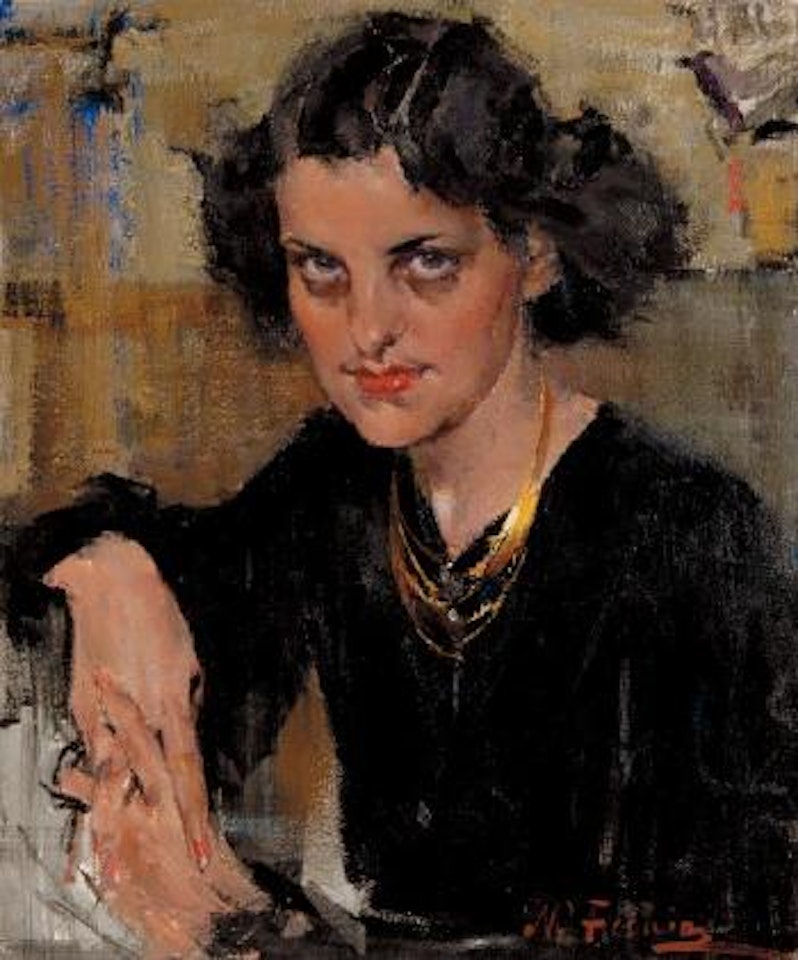 Lady in Black by Nicolai Fechin