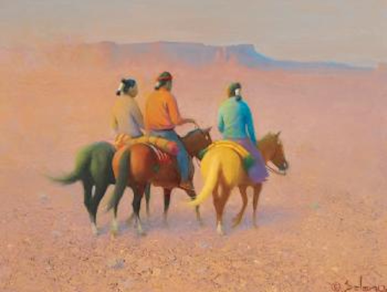 The Dust is Blowing by Gerard Curtis Delano