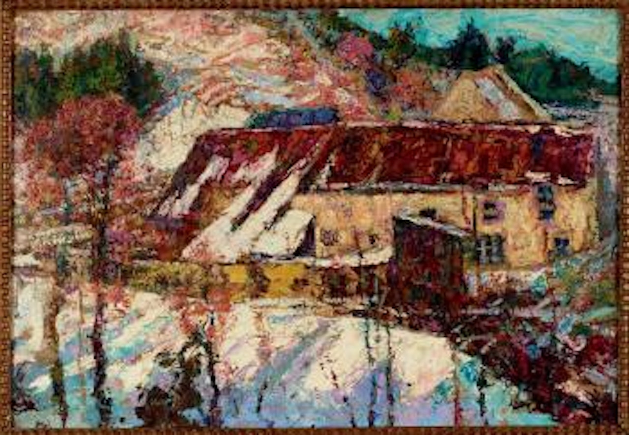 Paysage de Neige by Victor Charreton