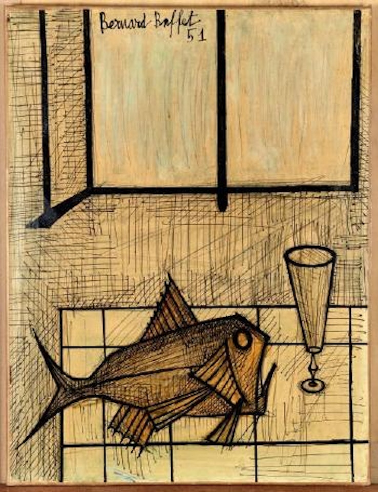 Nature Morte a la rascasse by Bernard Buffet