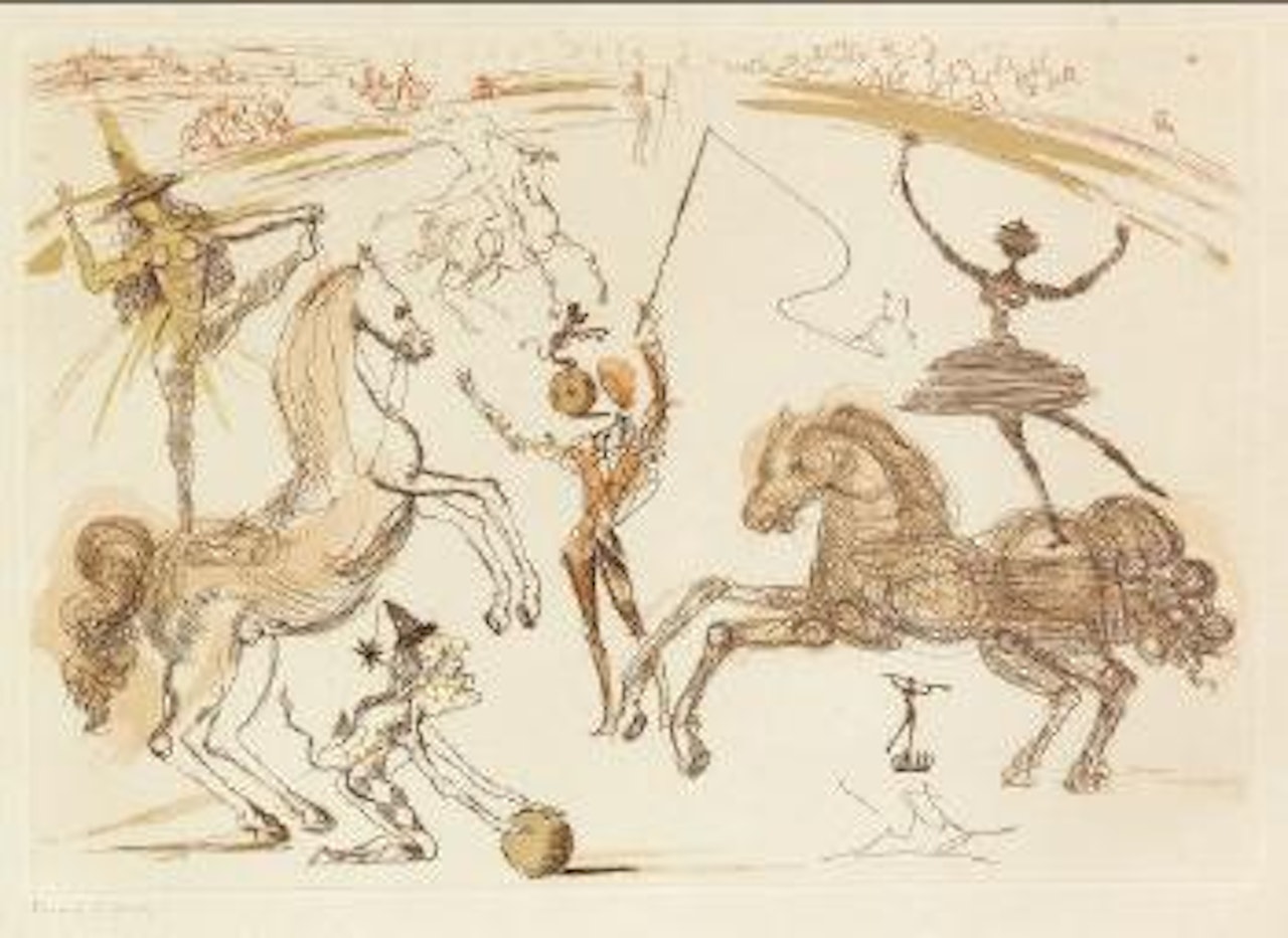 Ecuyère by Salvador Dali