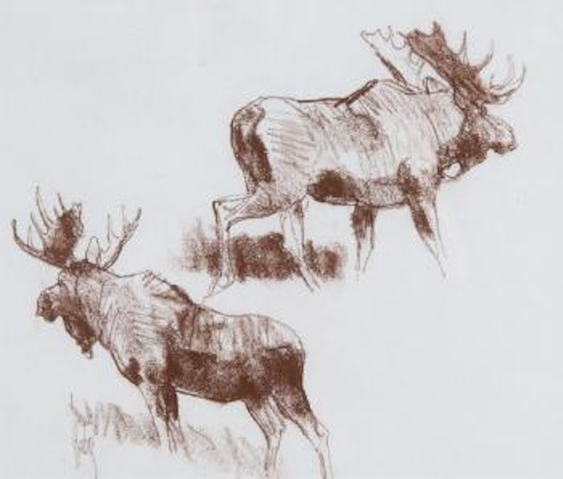 Moose by Bob Kuhn