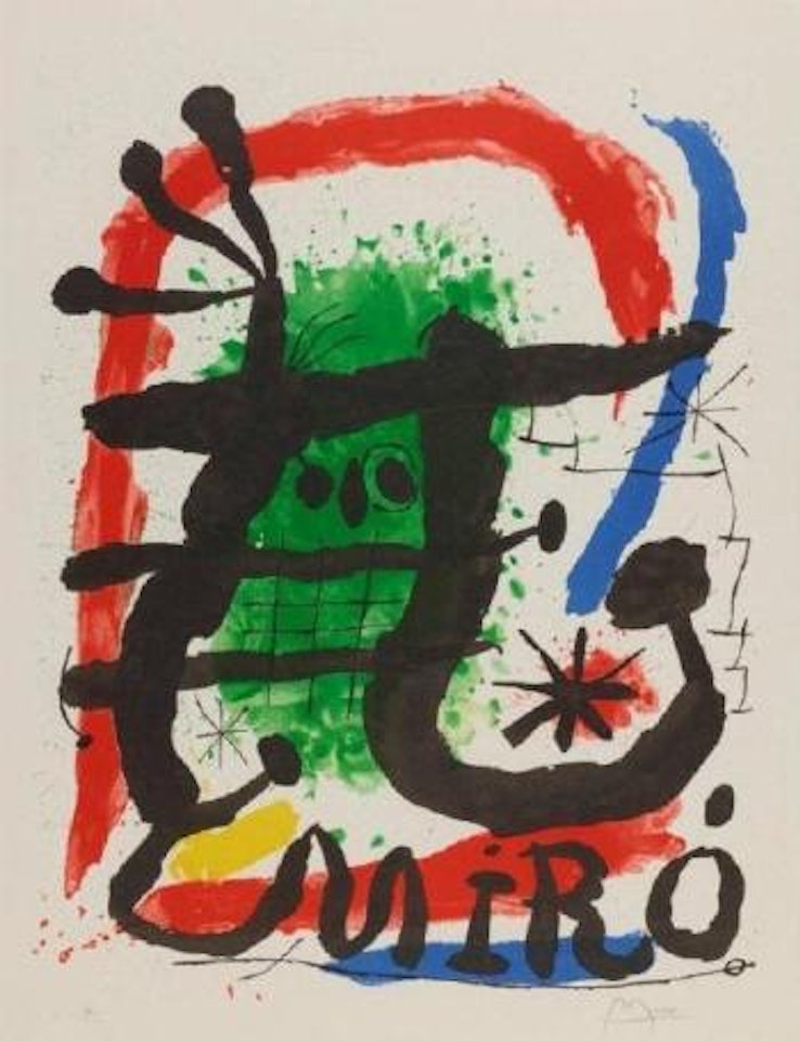 Garden Adrien Maeght-Oeuvres Graphiques by Joan Miró