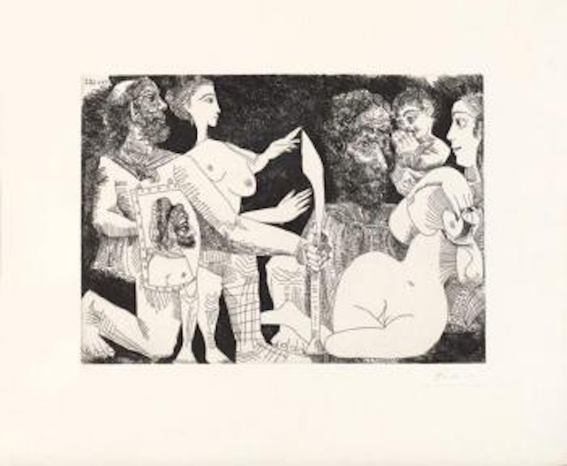 Scene Mythologique: Peut Etre La Convoitise D'Agamemnon Pour Briseis by Pablo Picasso