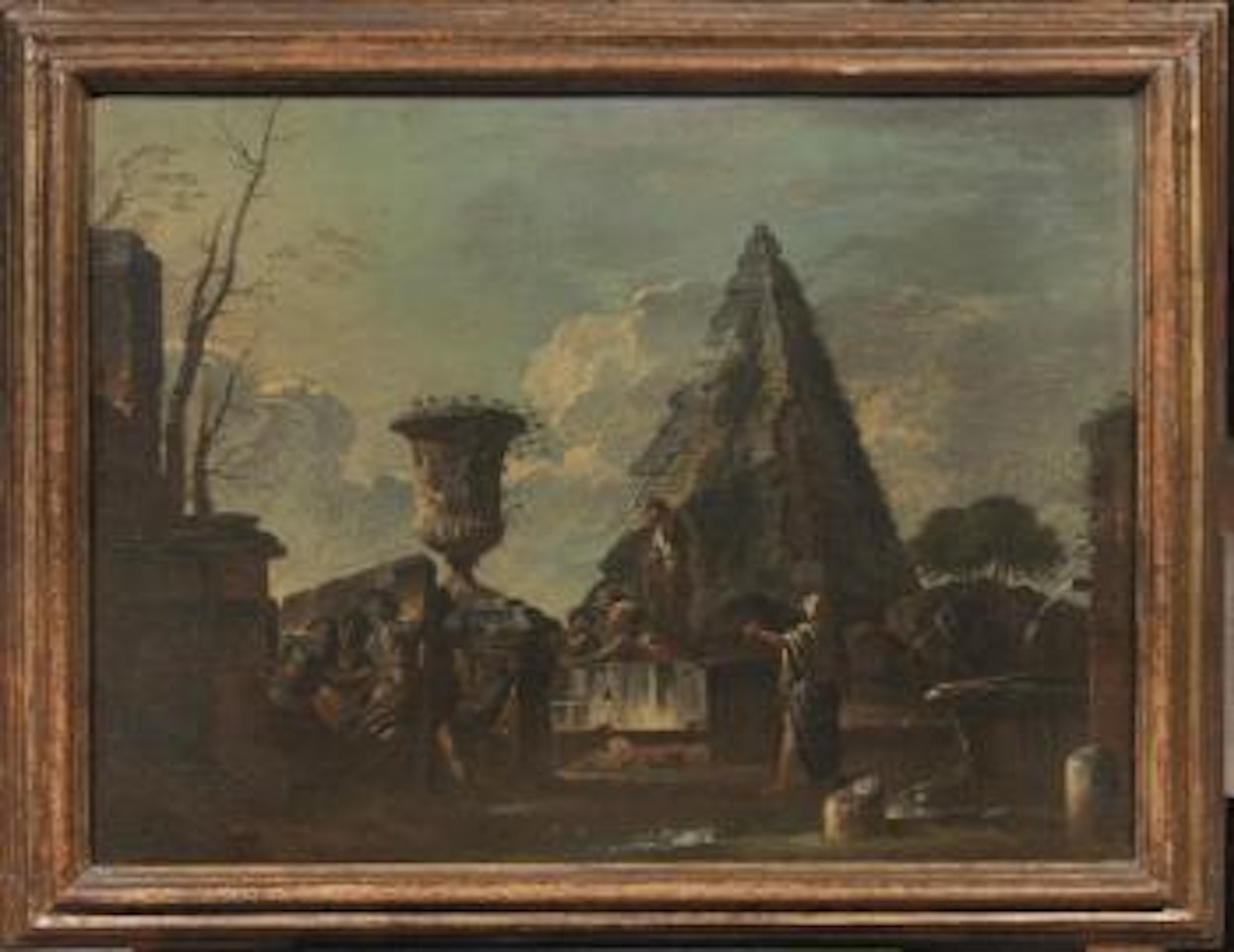 Predica di una sibilla tra le rovine by Giovanni Ghisolfi