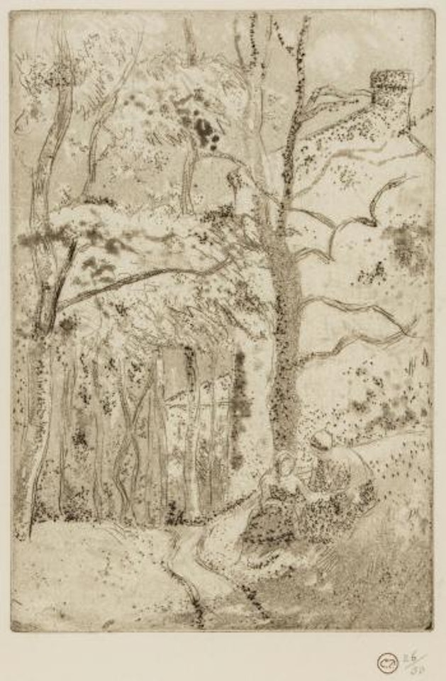 Maison Rodest by Camille Pissarro