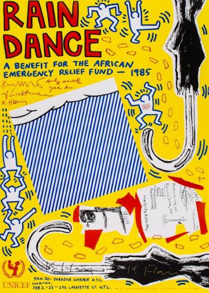 Rain dance by Keith Haring