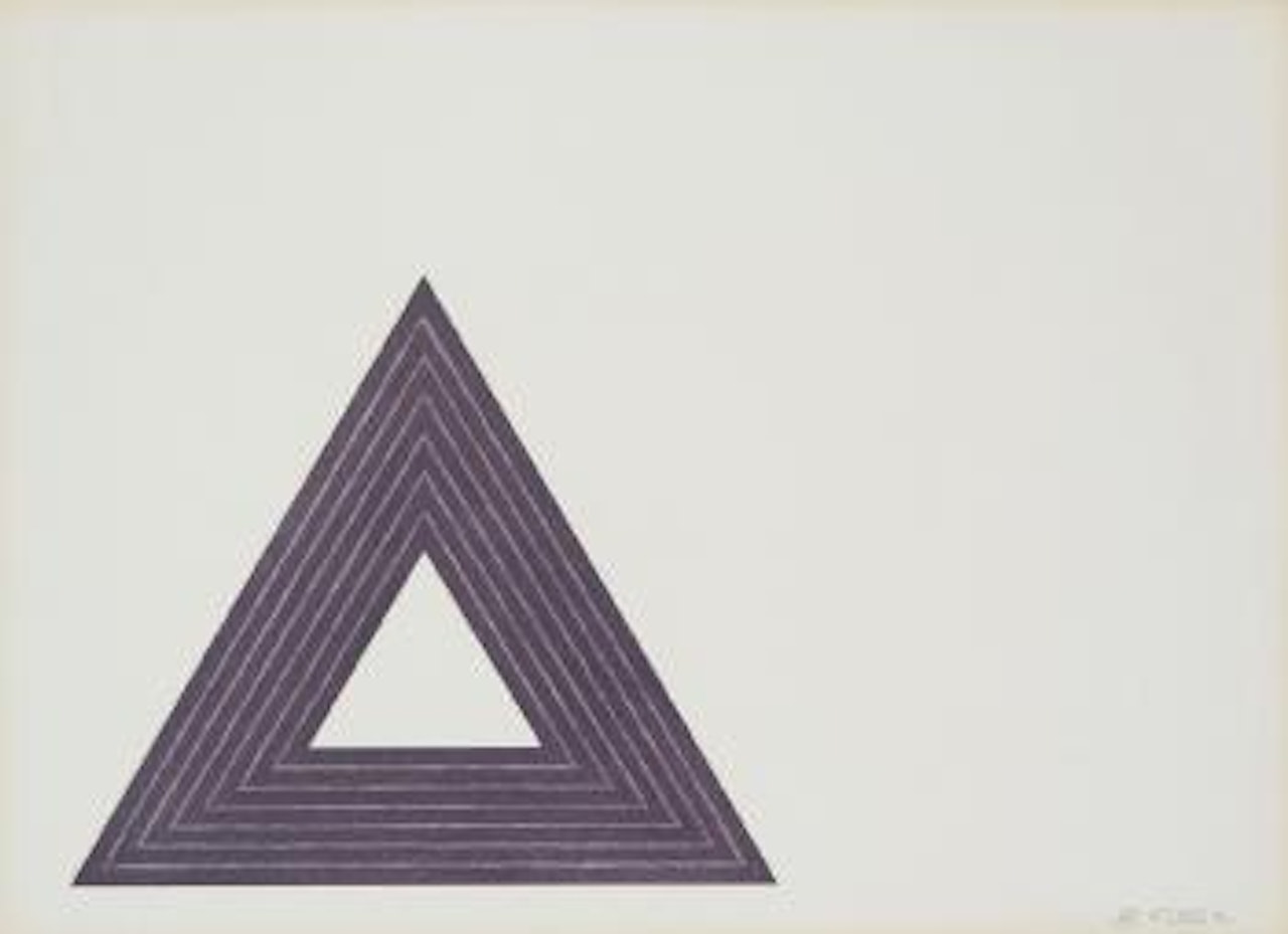 Purple Series by Frank Stella