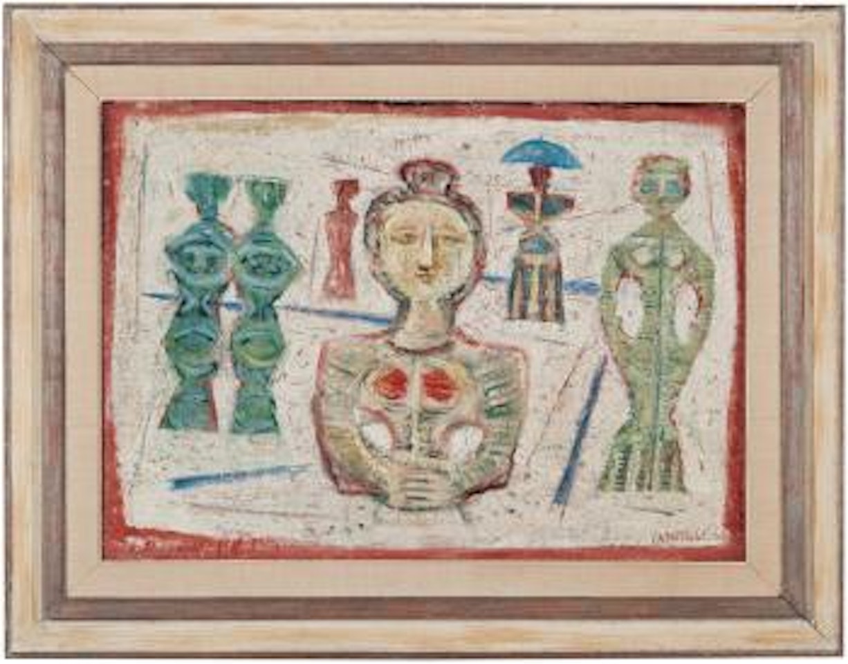 Untitled (Figures) by Massimo Campigli