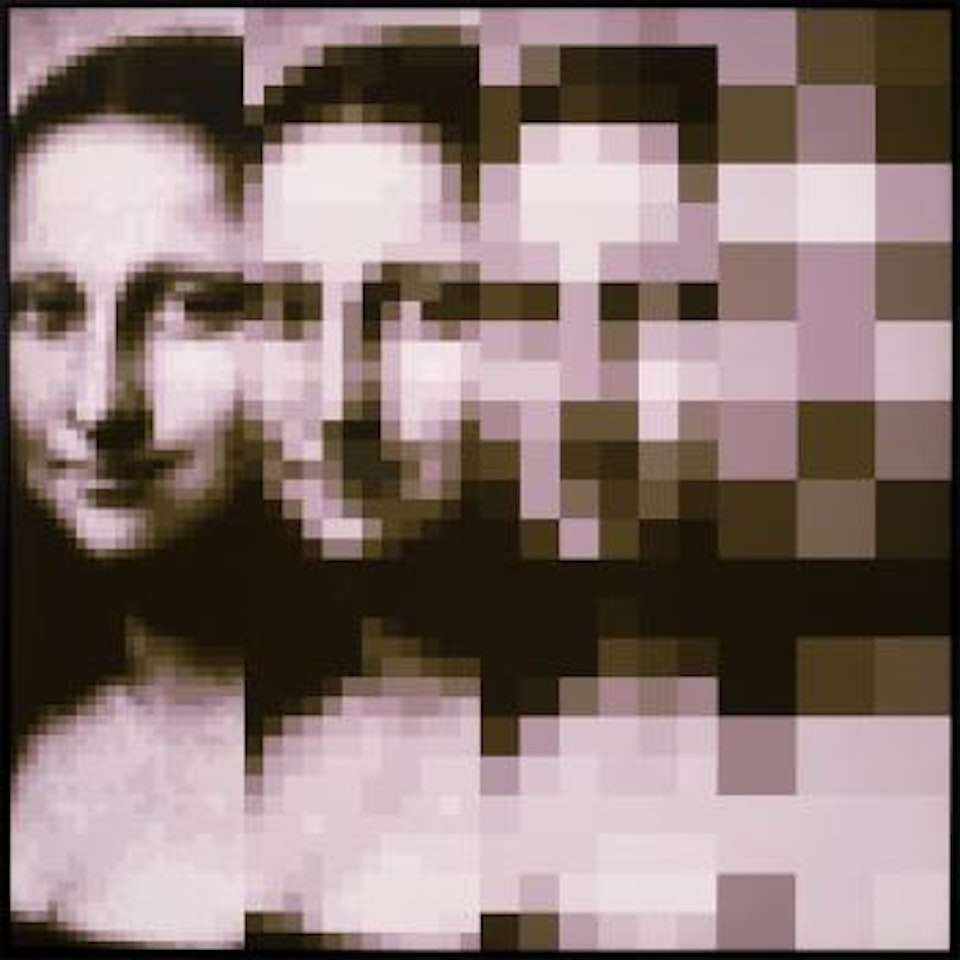 Mona Lisa Synthetisee by Jean-Pierre Yvaral