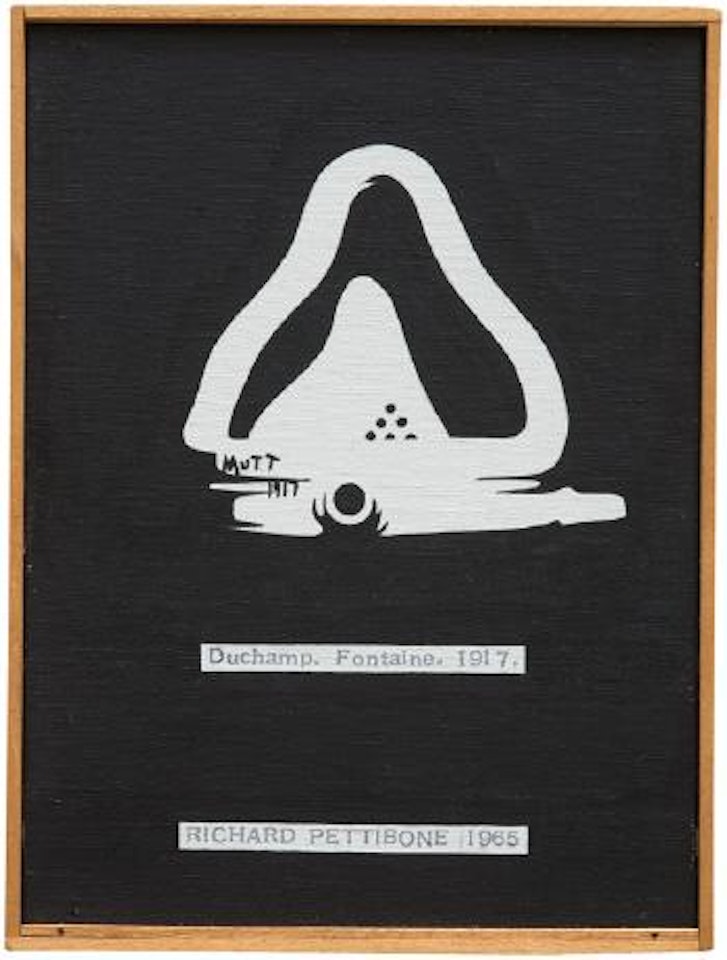Duchamp.Fontaine.1917 by Richard Pettibone
