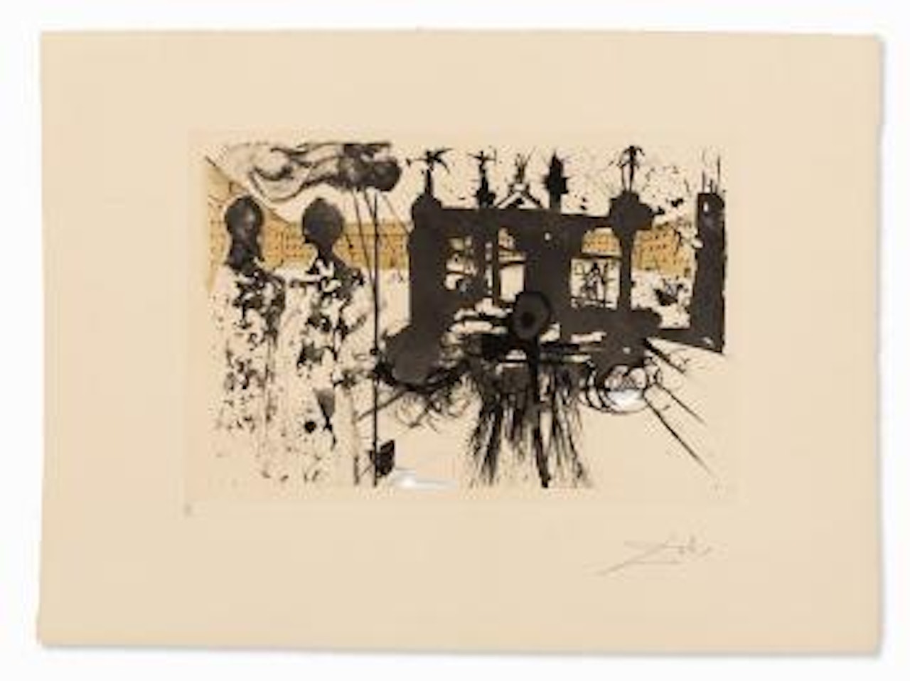 Le Portique by Salvador Dali
