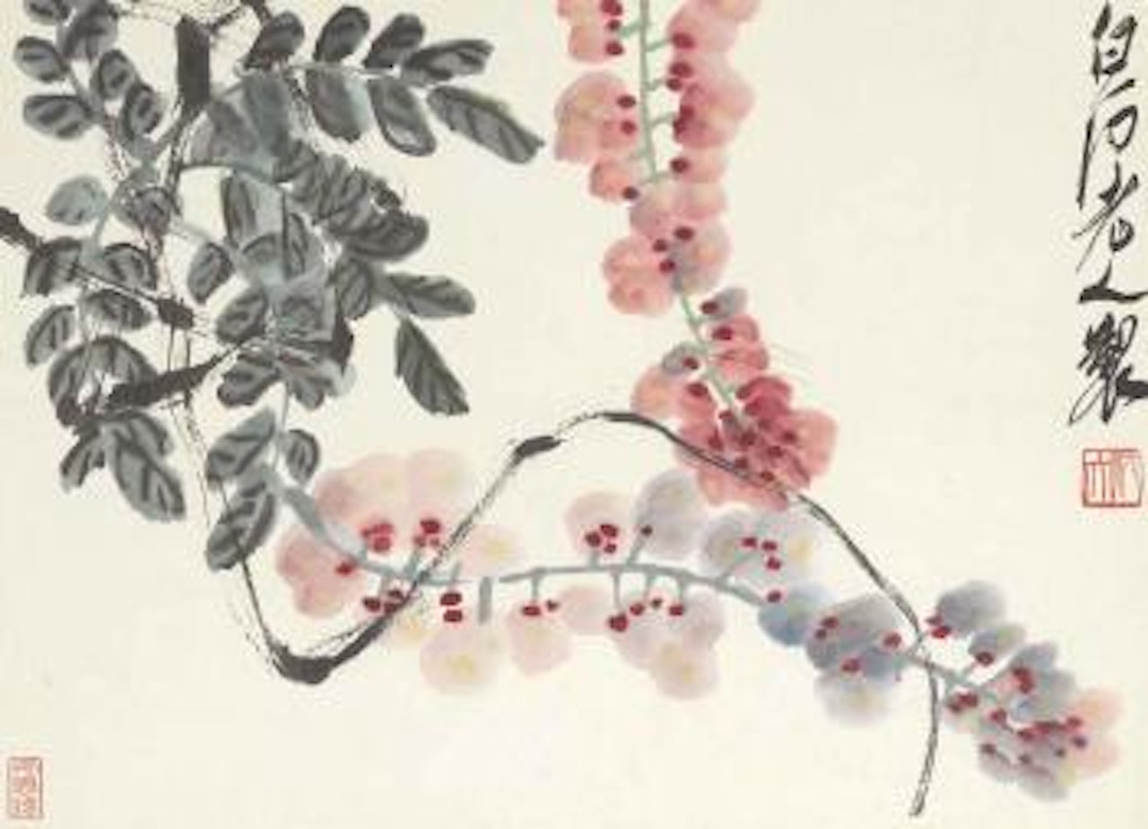 Wisteria by Qi Baishi