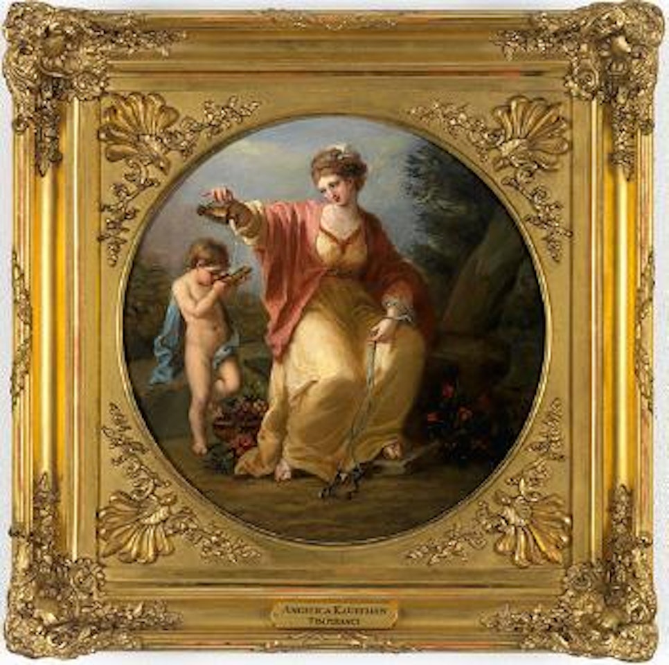 Temperance (Die Mäßigkeit) by Angelica Kauffmann