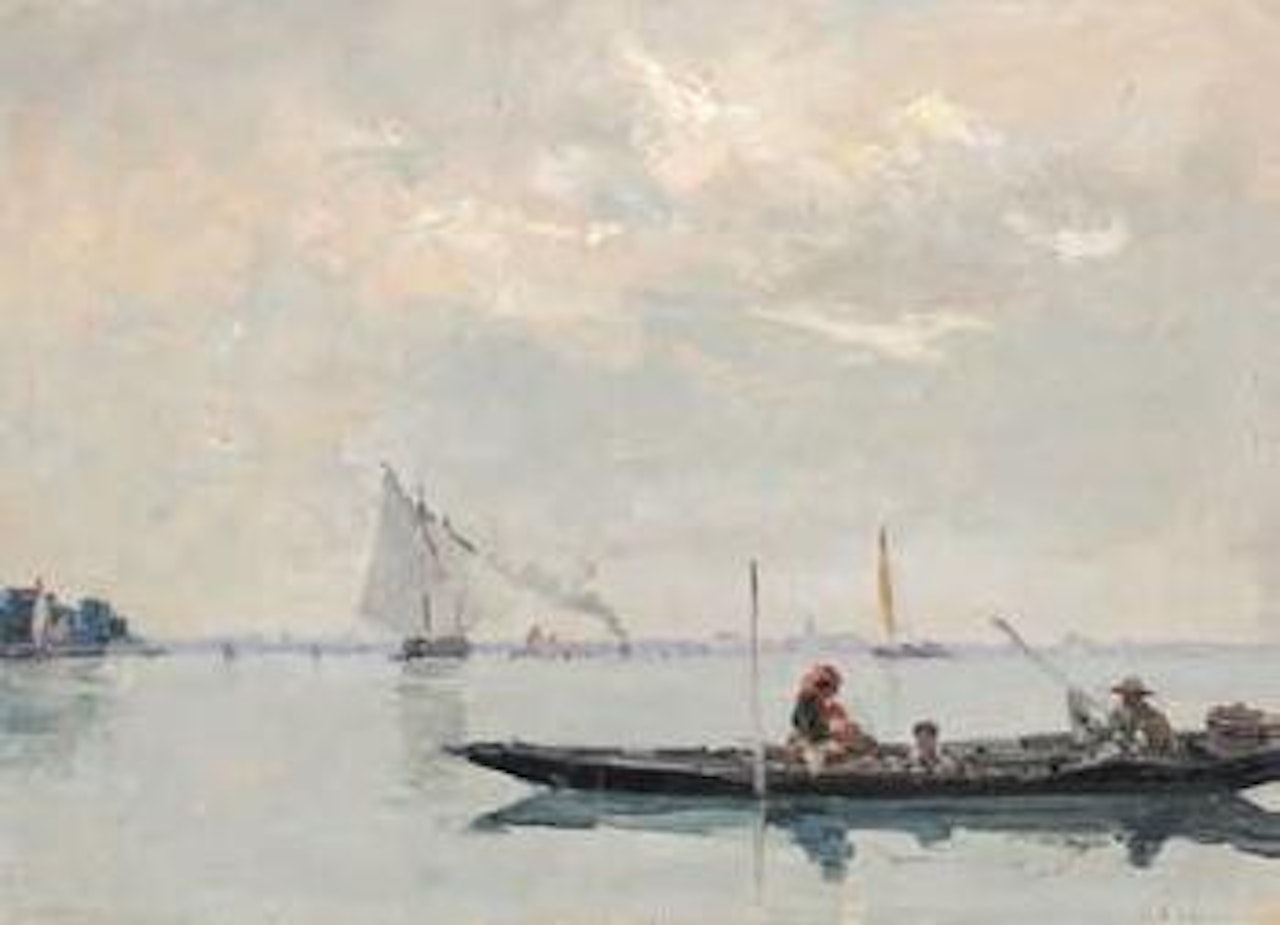 Promenade sur la lagune by François Bocion