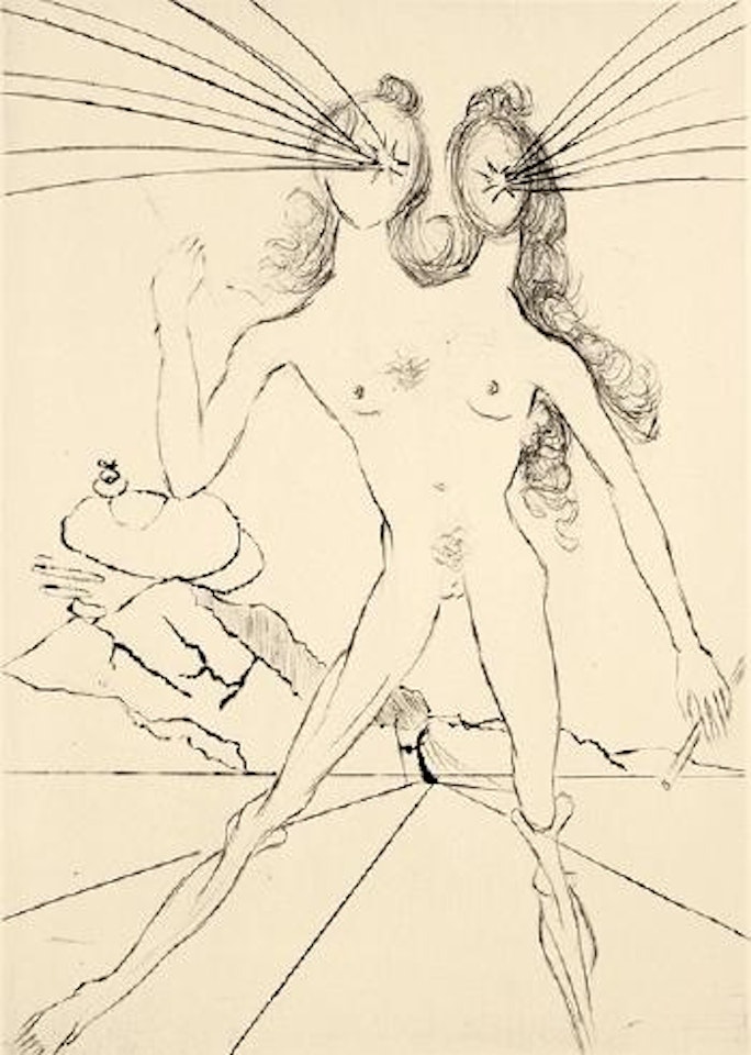 Bicéphale by Salvador Dali