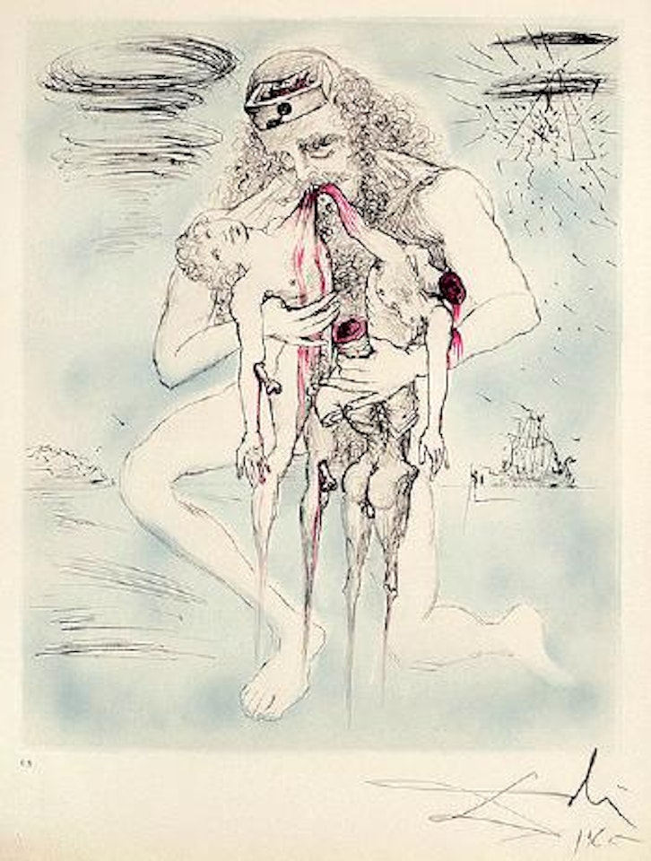 Kronos by Salvador Dali